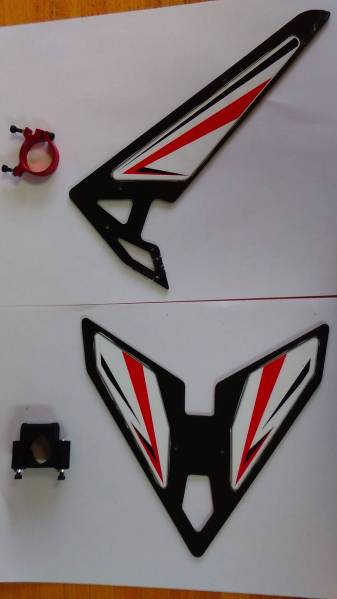 シルフィード用垂直水平カーボン尾翼セット