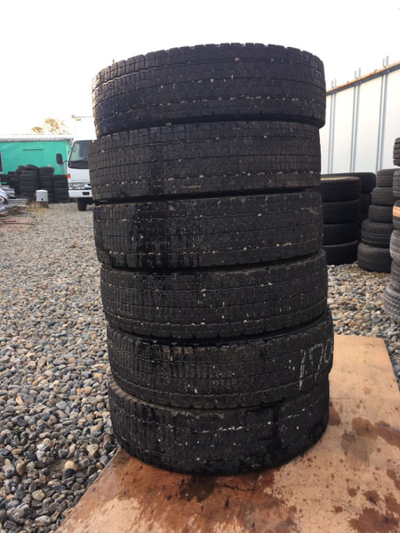 オ07 BRIDGESTONE 225/80R17.5 6本 7.5分山 12年製