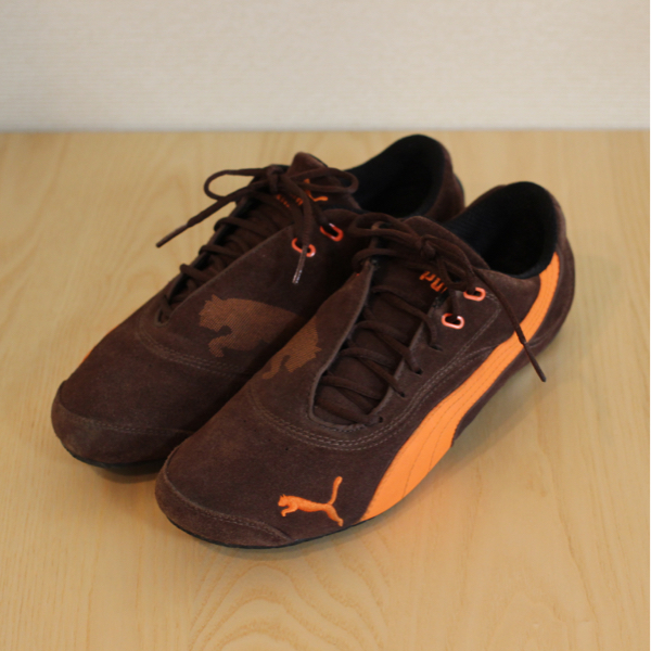 【美品】プーマ スエードスニーカー ブラウン