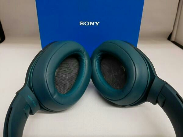 美品ソニーヘッドホン h.ear on MDR-100A L (ビリジアンブルー) SONY