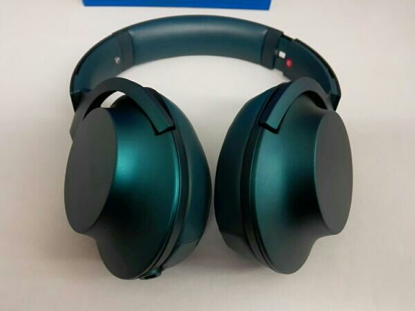 美品ソニーヘッドホン h.ear on MDR-100A L (ビリジアンブルー) SONY
