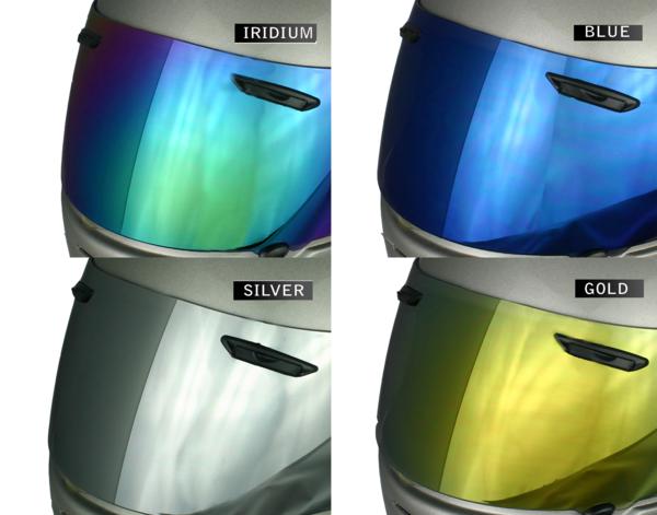 AraiスーパーアドシスL対応【色選択】ミラー系シールド RX-7RR4