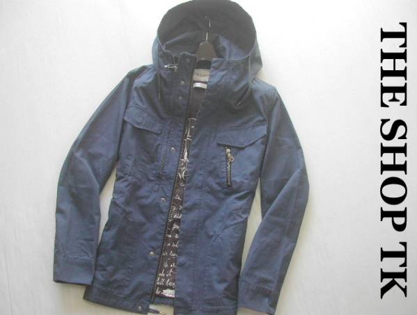 15.新品M タケオキクチTHE SHOP TK ジップアップフードブルゾン
