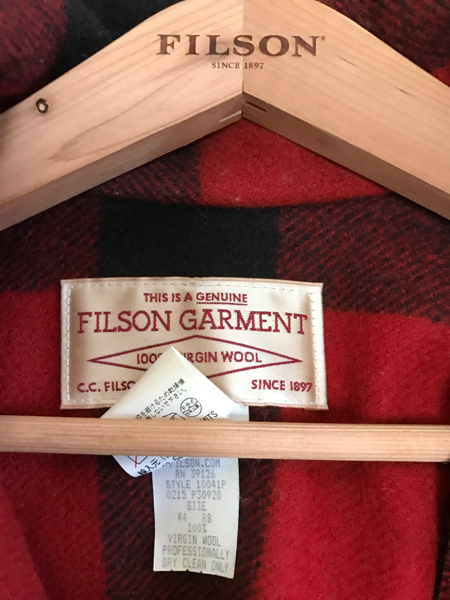 フィルソン マッキーノクルーザー ダブル サイズ44 中古 美品