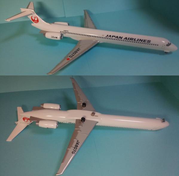 特大46cm】日本航空JAL「MD-90 JA8070」(1/100)鶴丸塗装 【公式通販】