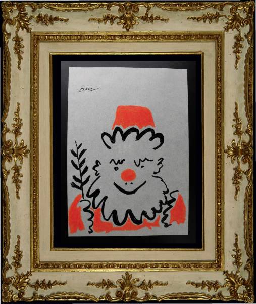 ピカソ Picasso PICASSO)、画家とモデル、希少画集より ピカソ(PABLO