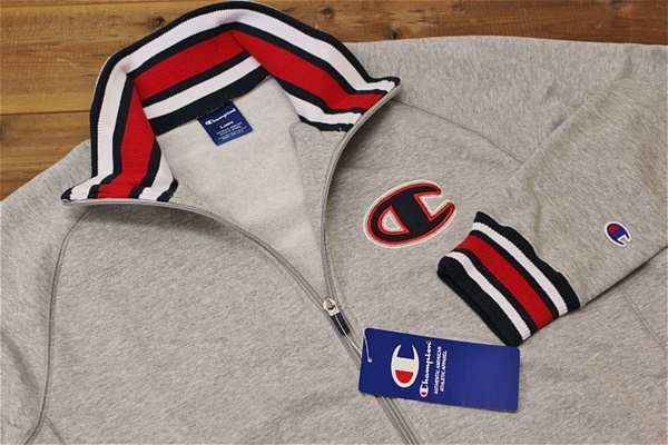 ★チャンピオン スウェット ジャケット 灰[CS4123-Z-O]一 二