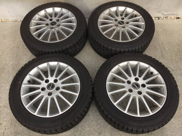 Yokohama 205/55R16 16インチ ホイールセット 美品！205/55R16 205/55 16 YOKOHAMA 5x112 アルミ 4本 タイヤ