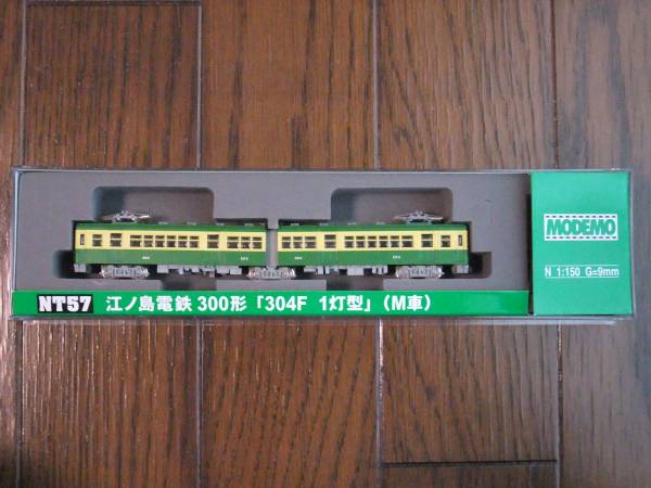 MODEMO NT57 江ノ島電鉄 300形「304F 1灯型」 (M車) ○Nケージ
