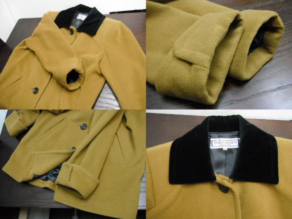 美品　ＹＳＬ　イヴサンローラン　コート　Ｍ ヴィンテージ風？