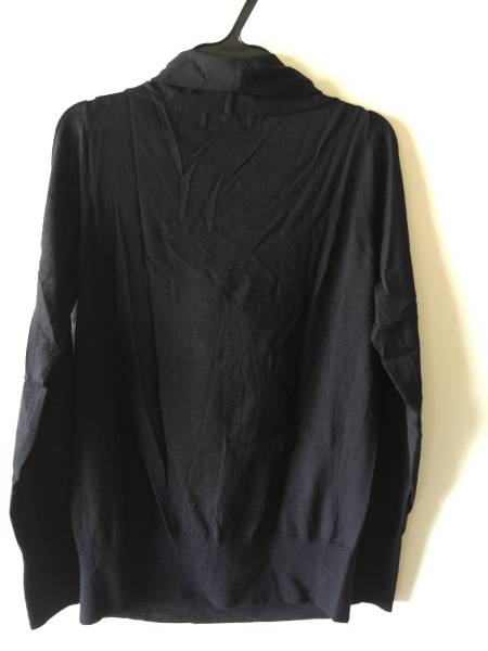 MOGAサイズ2/９号数回着秋冬物黒リボンカットソー