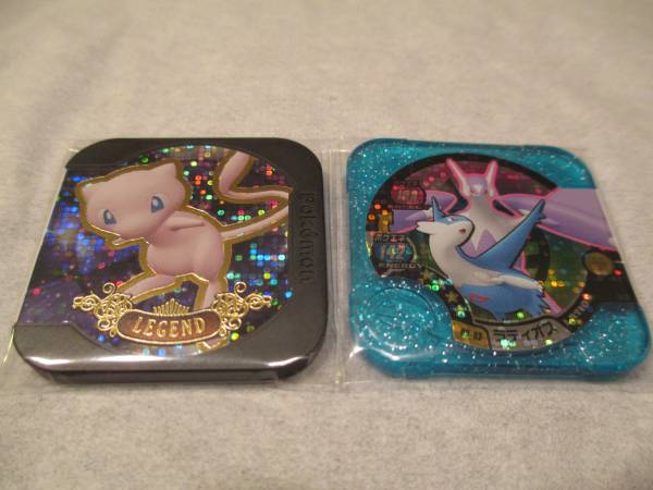 ポケモントレッタ レジェンド ミュウ、マスター ラティオス 美品