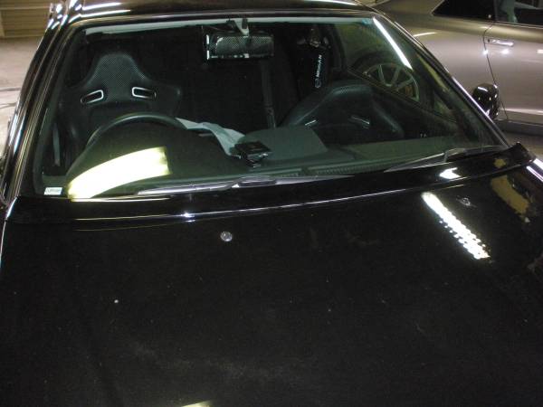 BNR34　スカイライン　GT-R　ボンネットスポイラー　純正黒＃GV1