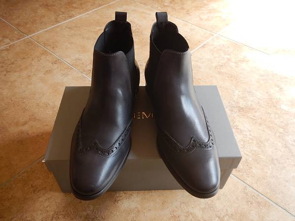 未使用品♪ イマスキ(IMASCHI)サイドゴアブーツ 41 ネイビー