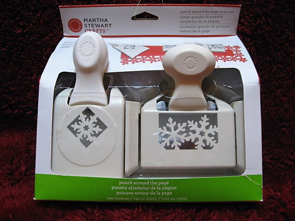 ☆マーサスチュワート☆ラージアラウンドザページパンチ☆雪☆