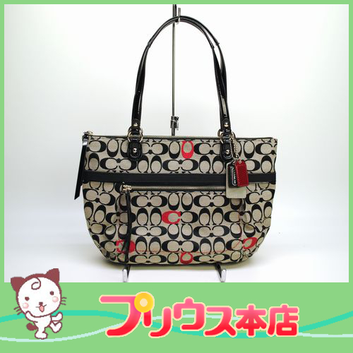 COACH☆コーチ☆シグネチャー☆トートバッグ☆美品！☆5520 COACH