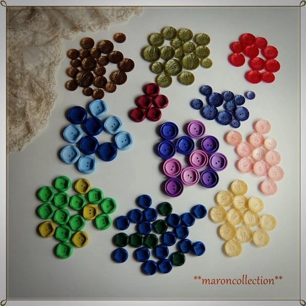 ヴィンテージ レトロ * ボタン *　＊＊昔の手芸屋さんから＊＊