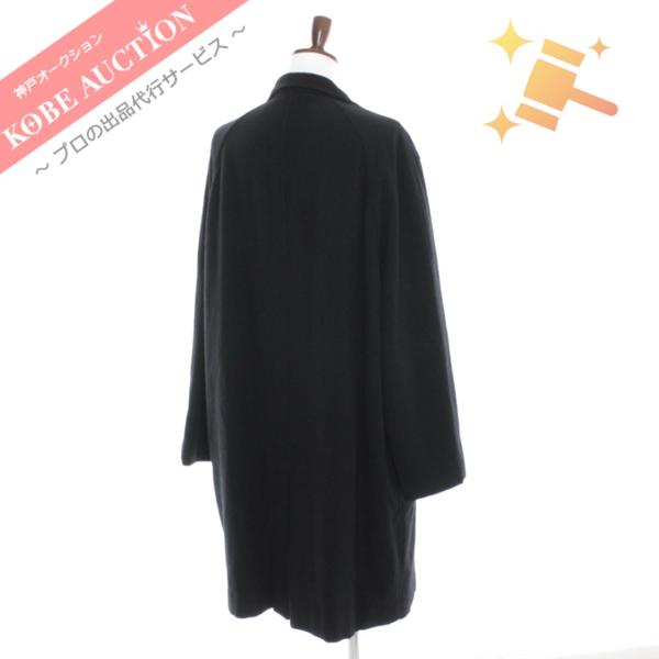 □ コムデギャルソン オムプリュス ロングコート M 黒 毛 中古