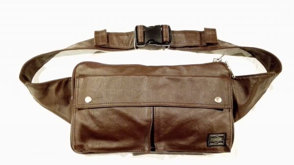 PORTER フリースタイル ポーターショルダーバッグ超美品　茶　