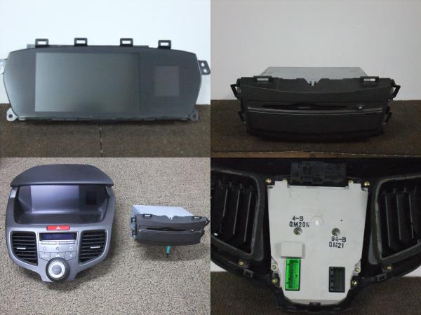 オデッセイRB!!中古純正HDDナビ・モニター・エアコンパネルSET!!
