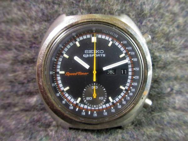 【ジャンク品】SEIKO SPEED TIMER 5SPORT 6139-7012