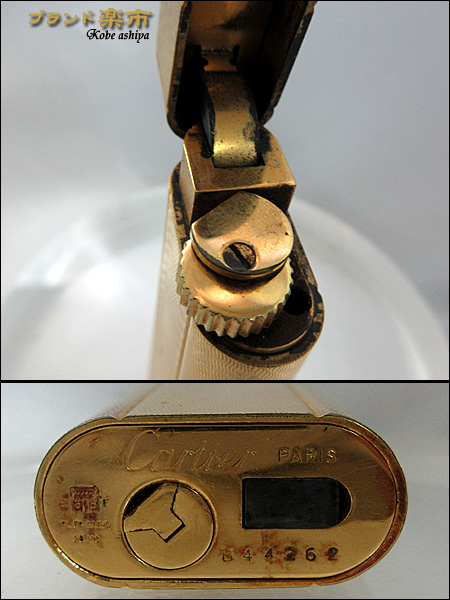 カルティエ*ガスライター ゴールド*ジャンク 税送込