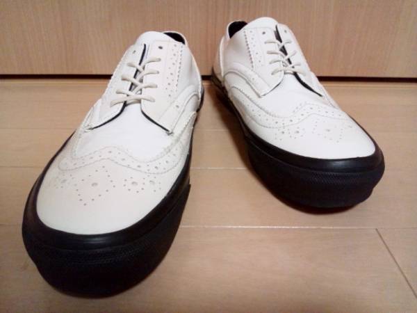 VANS バンズ V103PT 白 パテント ウイングチップ