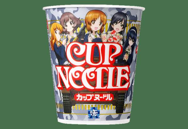 カップヌードル ガールズ\u0026パンツァーパッケージ 砲弾型ストッ カップヌードル★ガールズ＆パンツァー◆砲弾型ストッカー値下げ