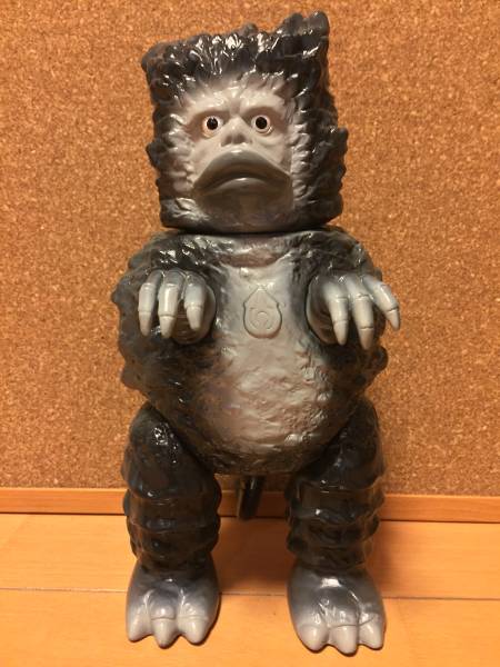 値下げ　ガラモン　復刻ソフビ　白黒　POPY ブルマァク　