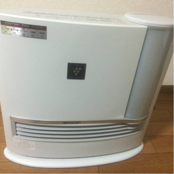P SHARP 加湿セラミックヒーター HX-B120-W 加湿セラミック ファン