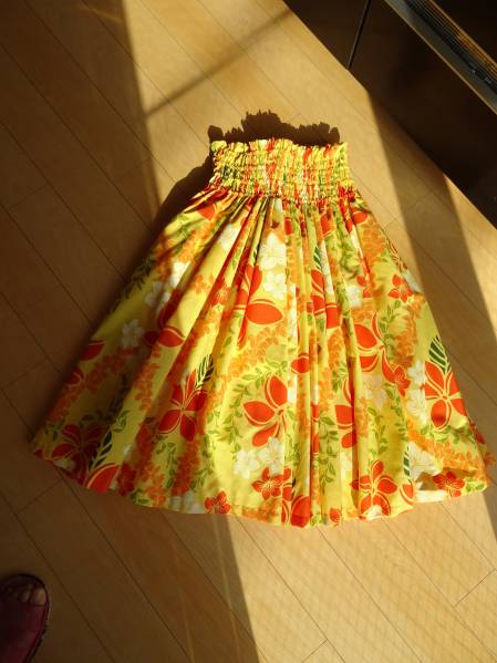 パウスカート　フラダンス　黄色_1