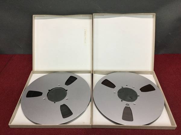 メタルリール 10号 オープンリールテープ AMPEX : 10インチ テイク