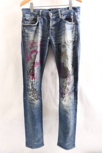 キムタク着 ヒステリックグラマーDESTROY ALL MONSTERSデニムPN5