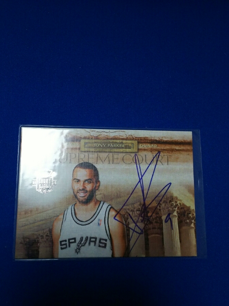 NBA TONY PARKER 直筆サインカード 49枚限定