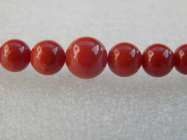 即決！K14　天然赤珊瑚　ネックレス　11g　42cm