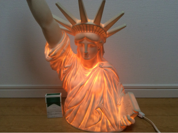 自由の女神 ■看板 照明 ■店鋪用 置物 ■動作済み 高さ約70CM