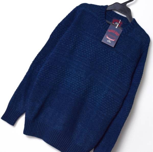 新品 WARREN SCOTT × BEAMS インディゴ ニット S ビームス 別注