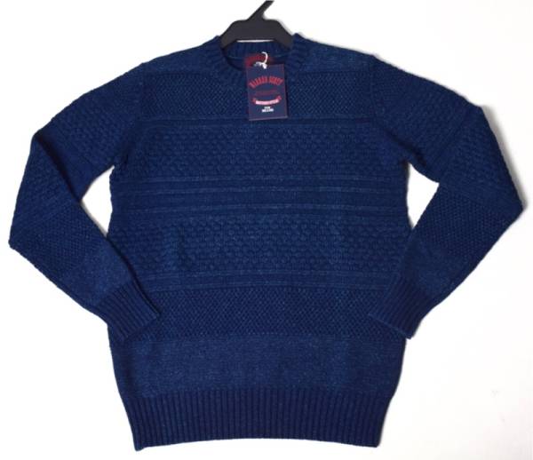 新品 WARREN SCOTT × BEAMS インディゴ ニット S ビームス 別注