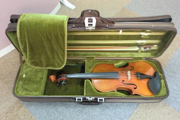 8533◇ バイオリン?ビオラ(ヴィオラ)? ケース入り 弓付-モールのページ