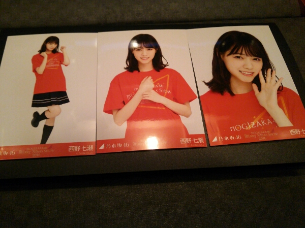 西野七瀬 乃木坂46 Merry Xmas Show2016 ライブT生写真コンプ