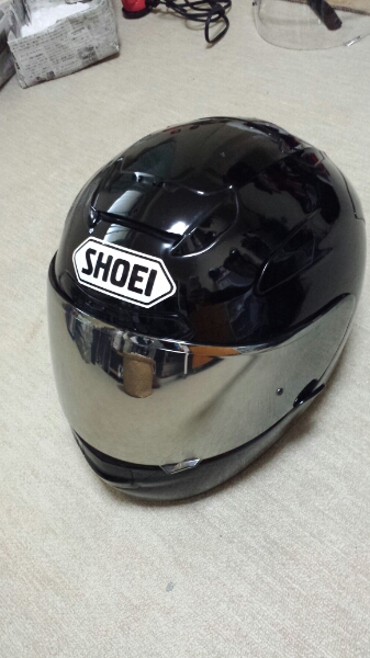 SHOEI X-TWELVE sizeXL X-12 ヘルメット、シールド セキュリティ