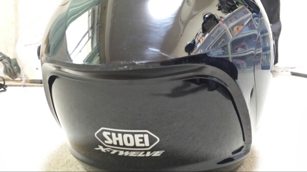 SHOEI X-TWELVE sizeXL X-12 ヘルメット、シールド セキュリティ