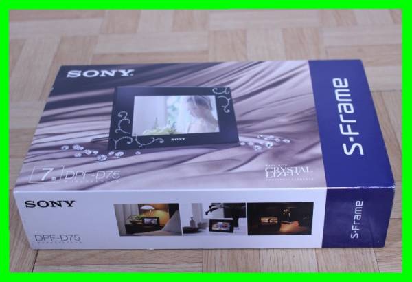 ◆SONY デジタルフォトフレームDPF-D75 S-Frameスワロフスキー