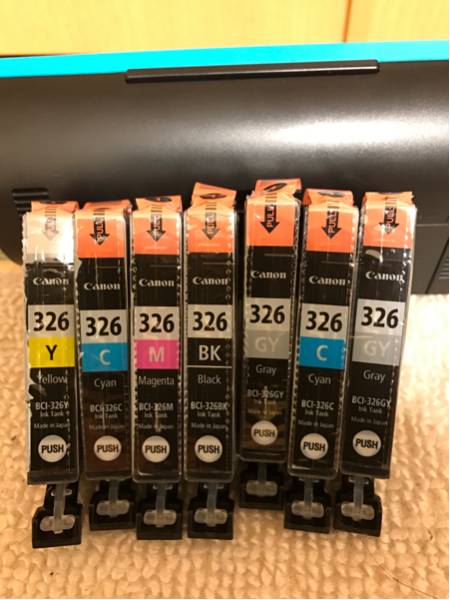 即決送料無し！新品未使用 キャノン純正 326 Y.Cx2.M.BK.GYx2
