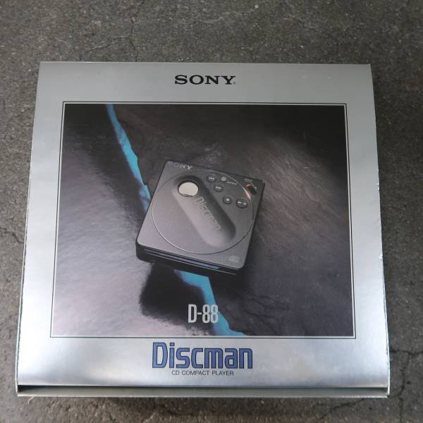 【発送可 箱付 ジャンク】 SONY DISCMAN D-88未使用？