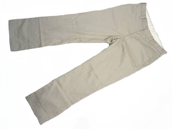 1833■美品WACKOMARIAワコマリア刺繍ワークパンツXLベージュ