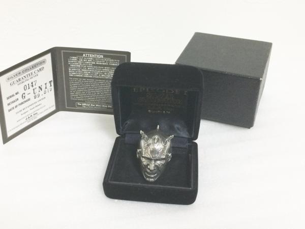 絶版希少□ダース・モール シルバーリング JAP工房 定価23，760円 