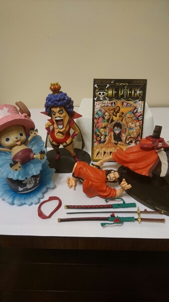 1円スタート ②ワンピース フィギュア ルフィ エース おまけ付_3