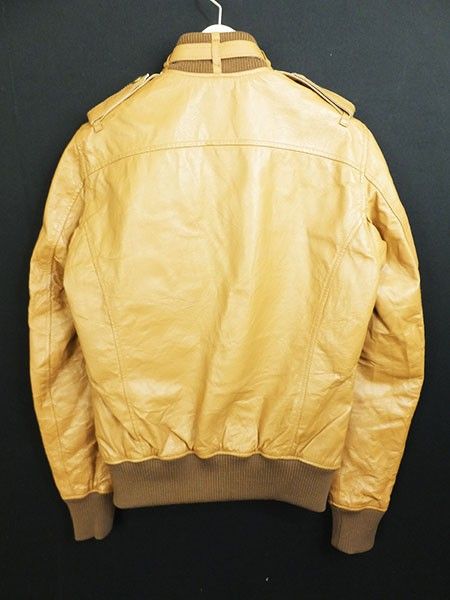 HYSTERIC GLAMOUR ピッグレザー ブルゾン ベージュ S R50849