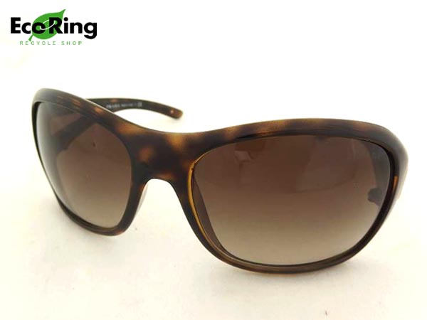 1円 美品 プラダ SPR15L 64□18 べっ甲調 サングラス 茶 EL723